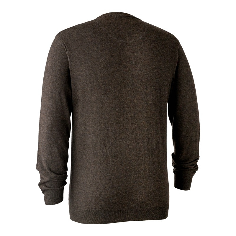 Pull en tricot col V Kingston Deerhunter