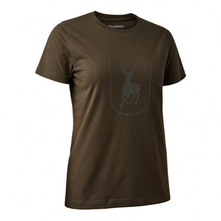 T-Shirt Logo Femme Deerhunter