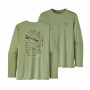 T-shirt Capilene Cool Dagelijkse Vis Grafisch L/S Patagonia