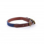 Collier pour chien cuir et coton huilé Le Chameau