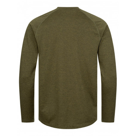 Tee de Chasse Manches longues Camouflage Orange Blaze et Black Percussion
