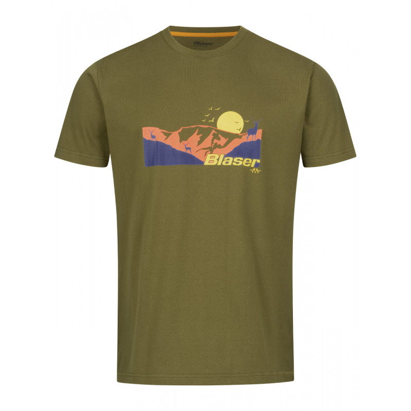 T-shirt Allgäu Berg Blaser