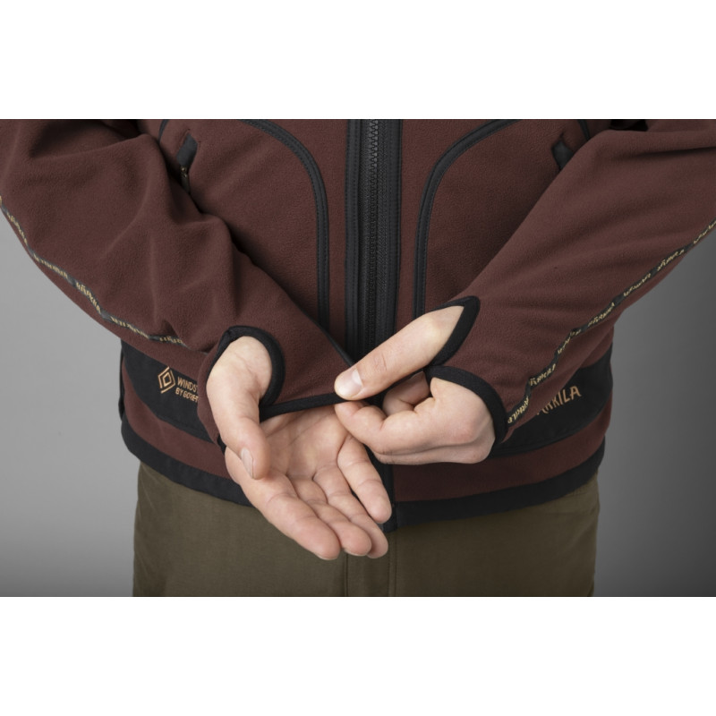 Veste Polaire Kamko Vert/Bordeaux Härkila