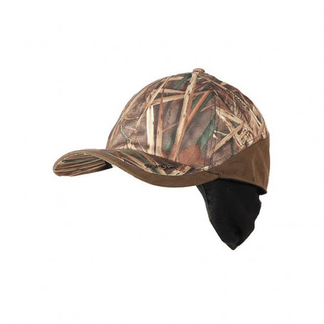 Warme muts met flappen Camouflage Riet Somlys
