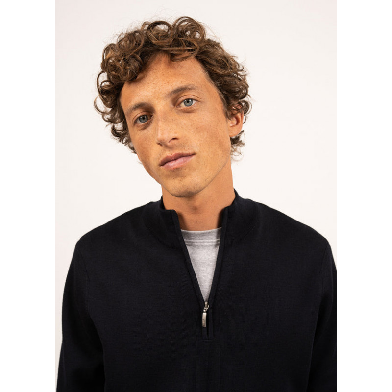 Pull Crossley col zippé Saint James