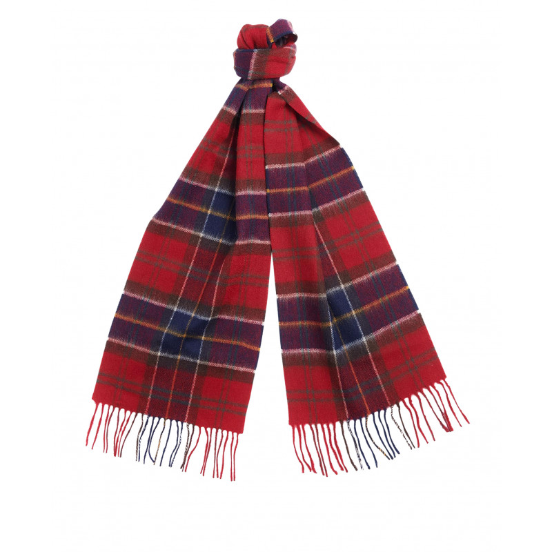 Écharpe en laine et cachemire tartan Barbour