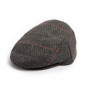 Casquette plate en tweed Wilkin Barbour