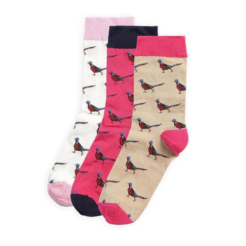 Lot 3 paires chaussettes femme Flamingo