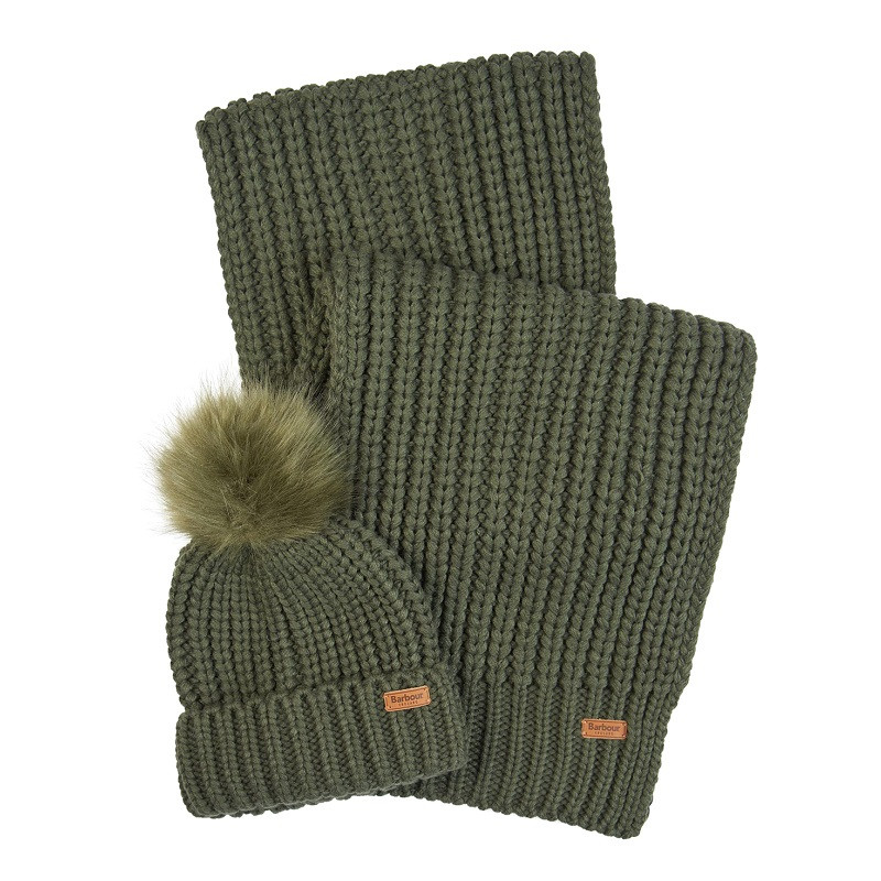 Ensemble écharpe et bonnet Saltburn Barbour