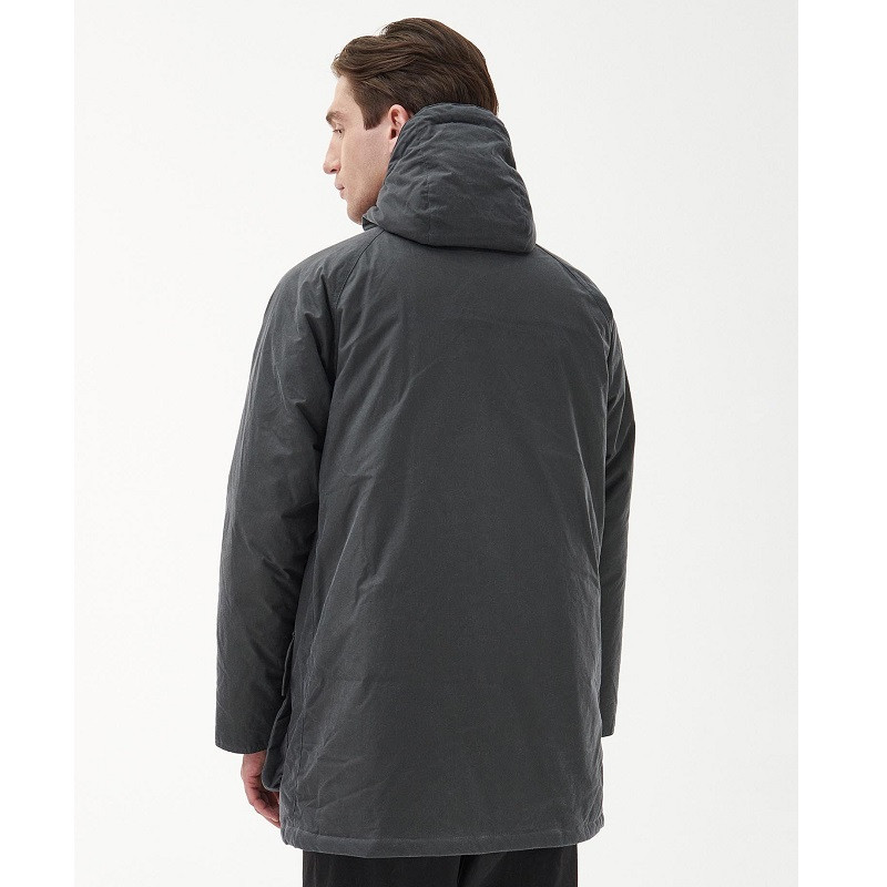 Parka huilée Beaufort à capuche Barbour