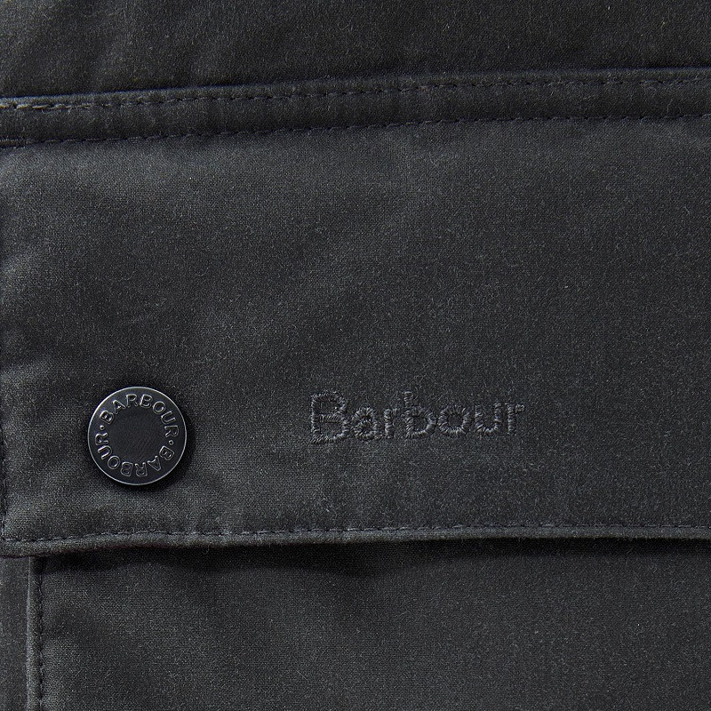Parka huilée Beaufort à capuche Barbour