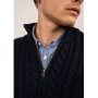 Pull Terre Neuve col zippé Saint James