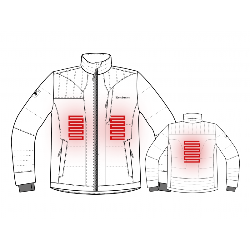 Pack Veste matelassée chauffante Heat 2 Deerhunter