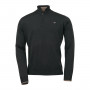 Pull Col Zip Norfolk Merino Laksen
