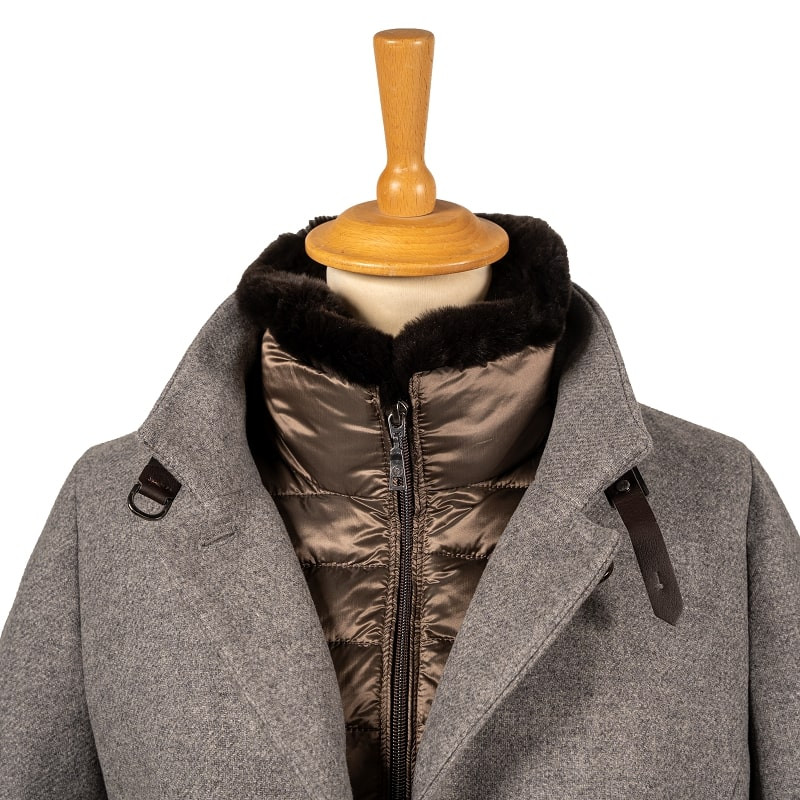 Manteau Helene femme avec fourrure Schneiders