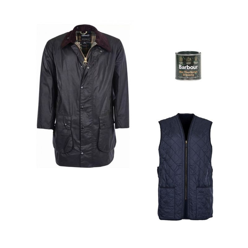 Pack Veste huilée Border Barbour