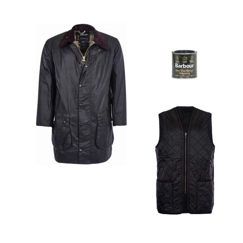 Pack Veste huilée Border Barbour