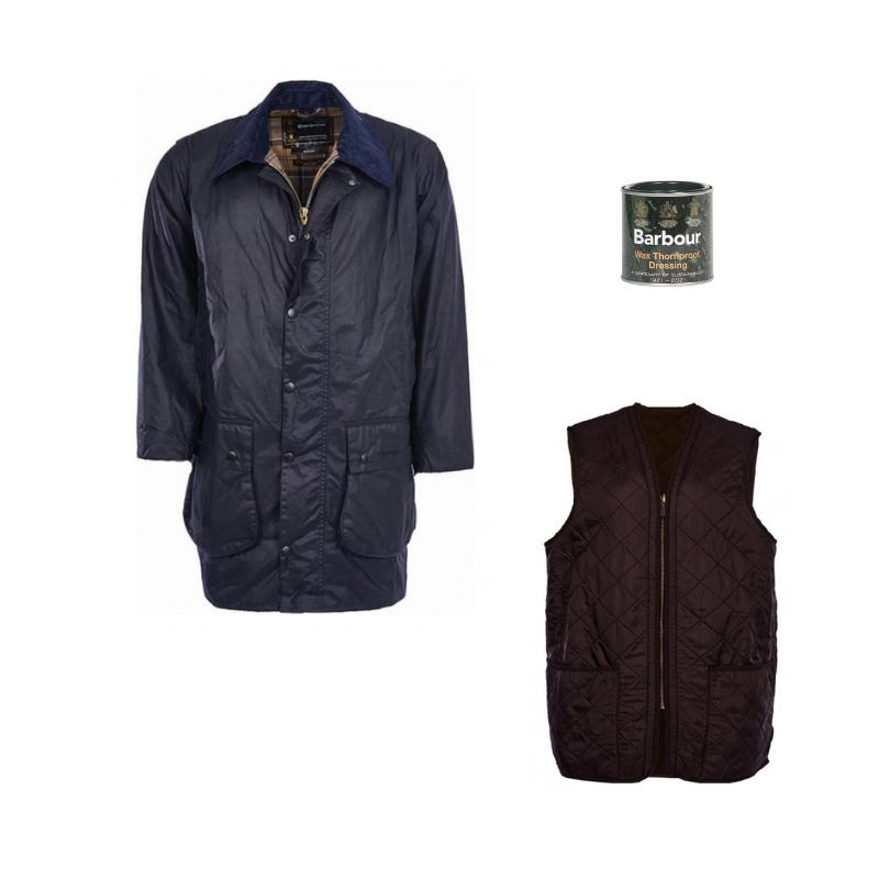 Pack Veste huilée Border Barbour