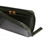 Leren portemonnee met rits en Beretta-ketting