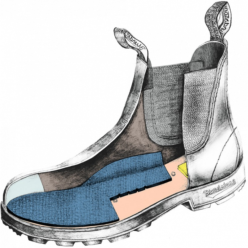 Boots Original Chelsea élastiques colorés Blundstone