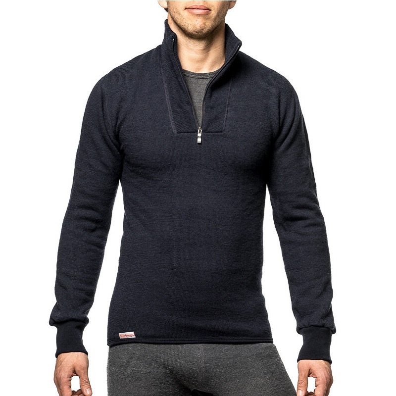 Maillot zippé Turtleneck 200g Woolpower avec chaussettes offertes
