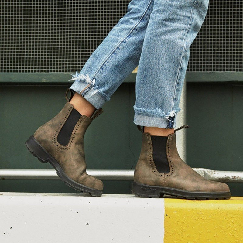 Boots Chelsea High Top femme Blundstone