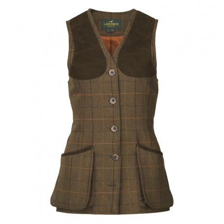 Gilet de tir en tweed Cara femme Laksen