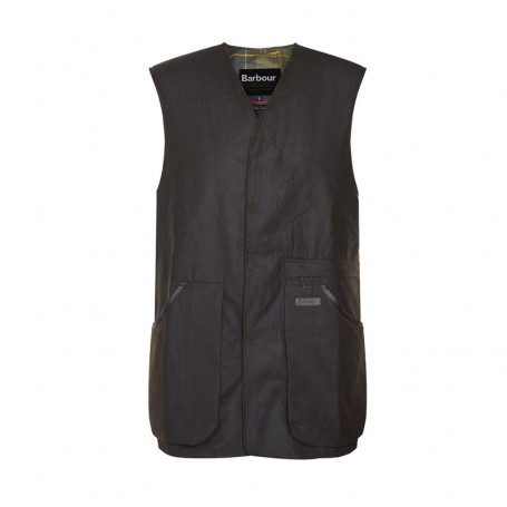 Alwinton Barbour geolied katoenen vest