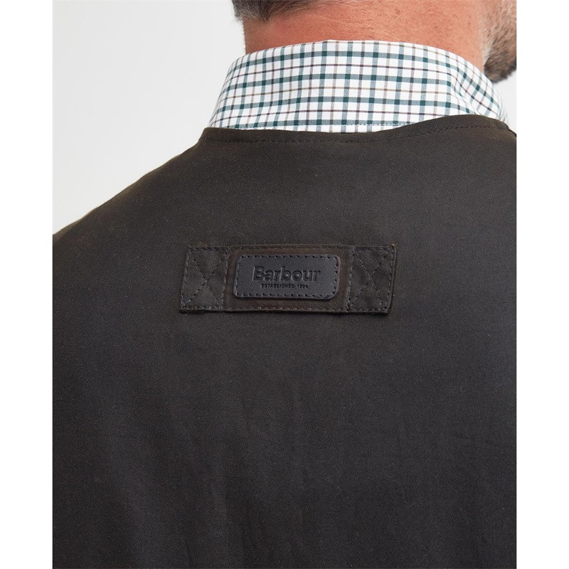Alwinton Barbour geolied katoenen vest