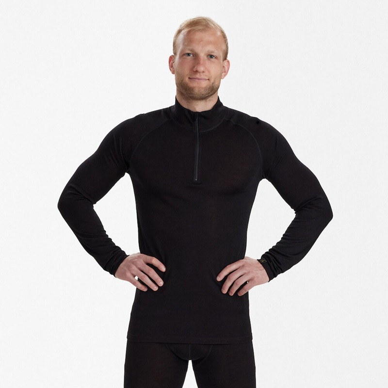 Maillot col zippé Quinn Merino Deerhunter