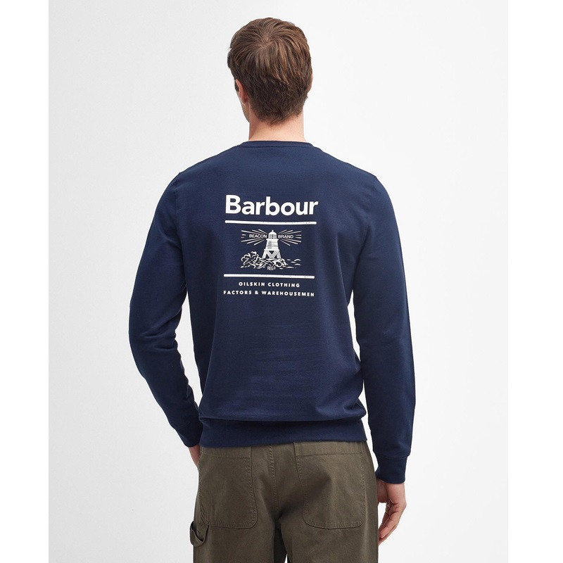 Sweat Ossett Graphic Barbour