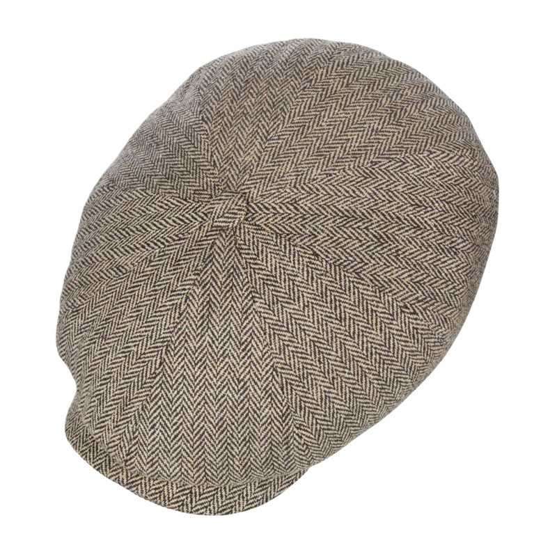 Casquette Bakerboy Hatteras en soie Stetson