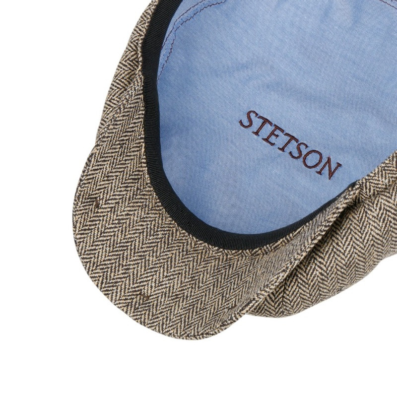 Casquette Bakerboy Hatteras en soie Stetson