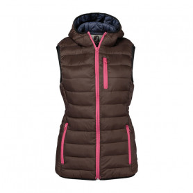 Gewatteerd damesvest voor trekking
