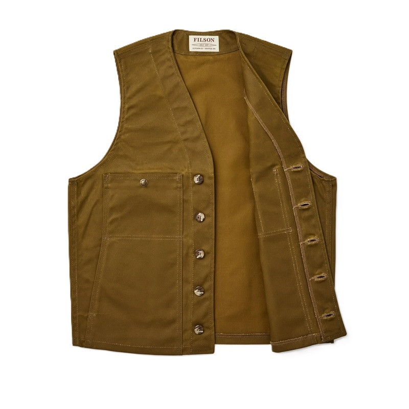 Gilet Huilé Tin Cloth Filson