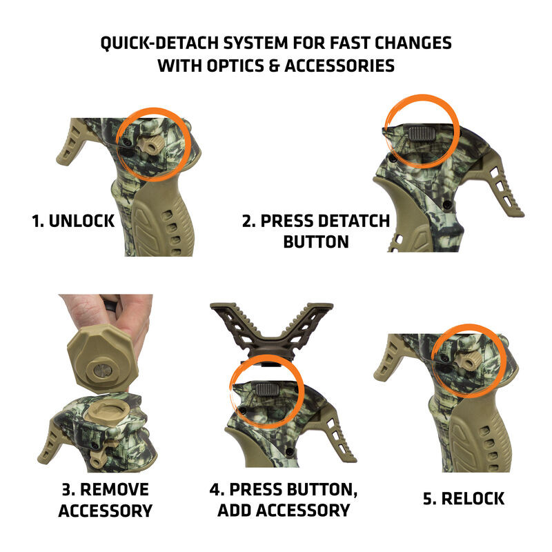 Canne de Pirsch Trigger Stick Gen3 Jim Shockey modèle haut Primos