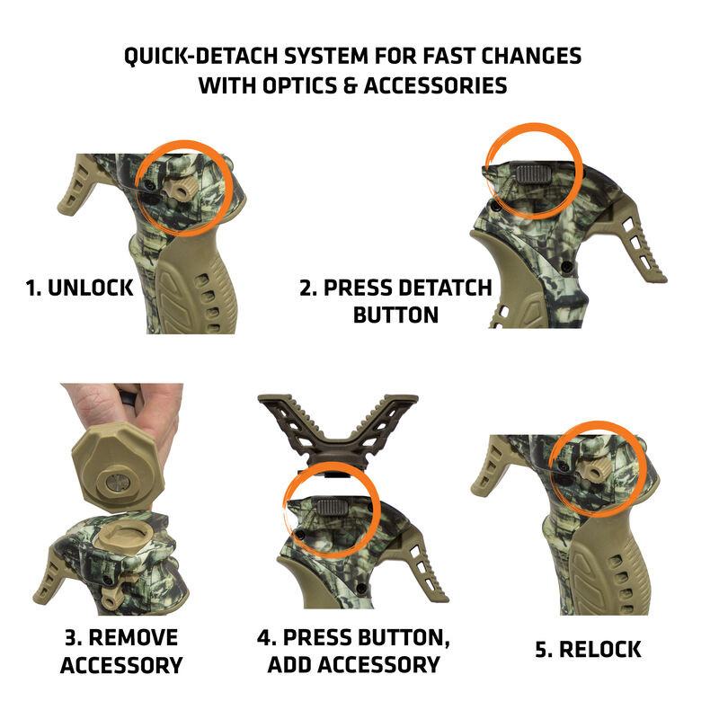 Monopied Trigger Stick GEN3 modèle haut Primos