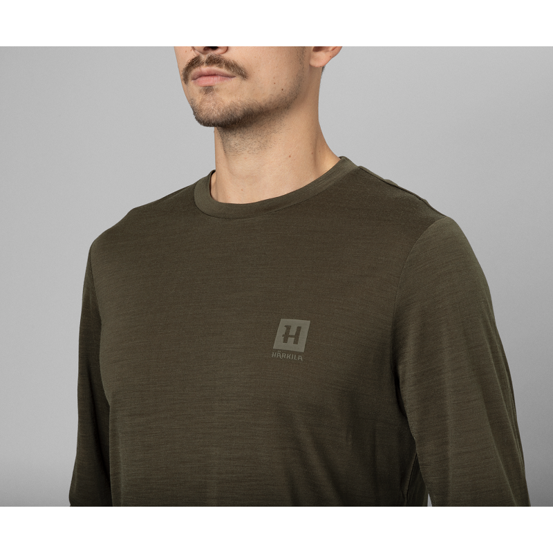 T-shirt manches longues Base All Season col rond Härkila