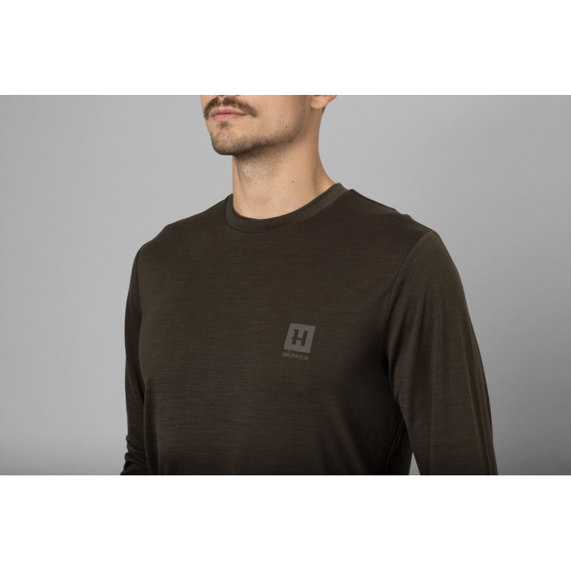 T-shirt manches longues Base All Season col rond Härkila
