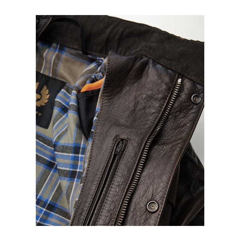 Veste en cuir Motard Brooklands Belstaff