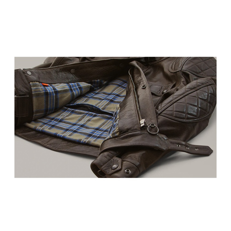 Veste en cuir Motard Brooklands Belstaff