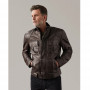 Veste en cuir Motard Brooklands Belstaff