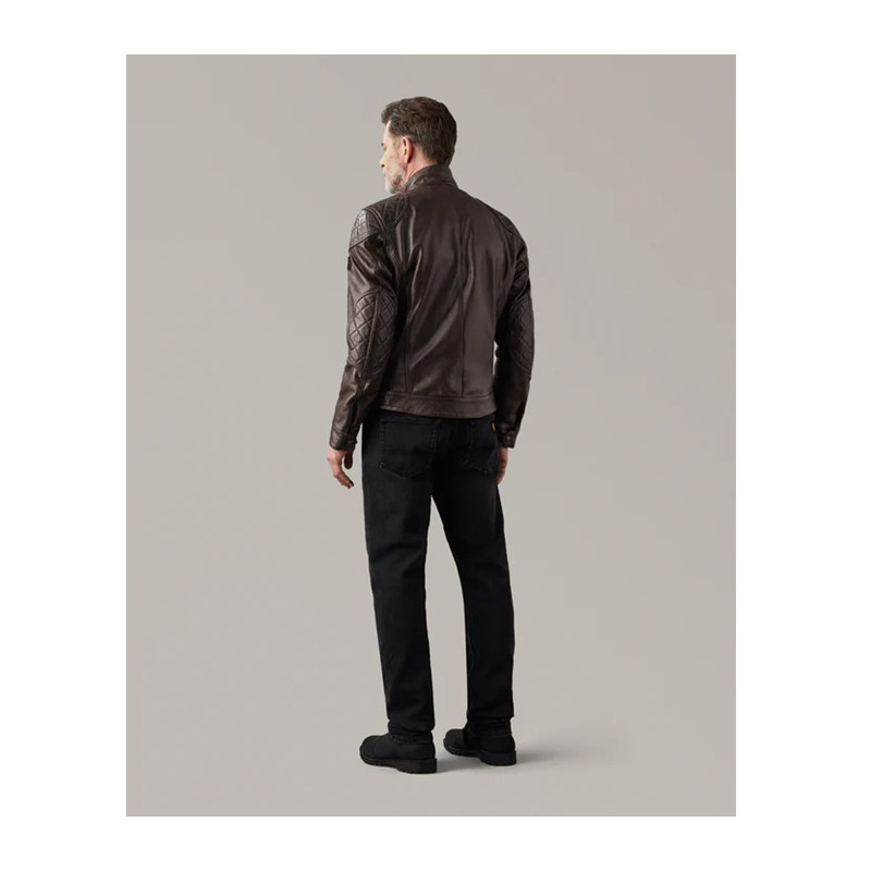 Veste en cuir Motard Brooklands Belstaff