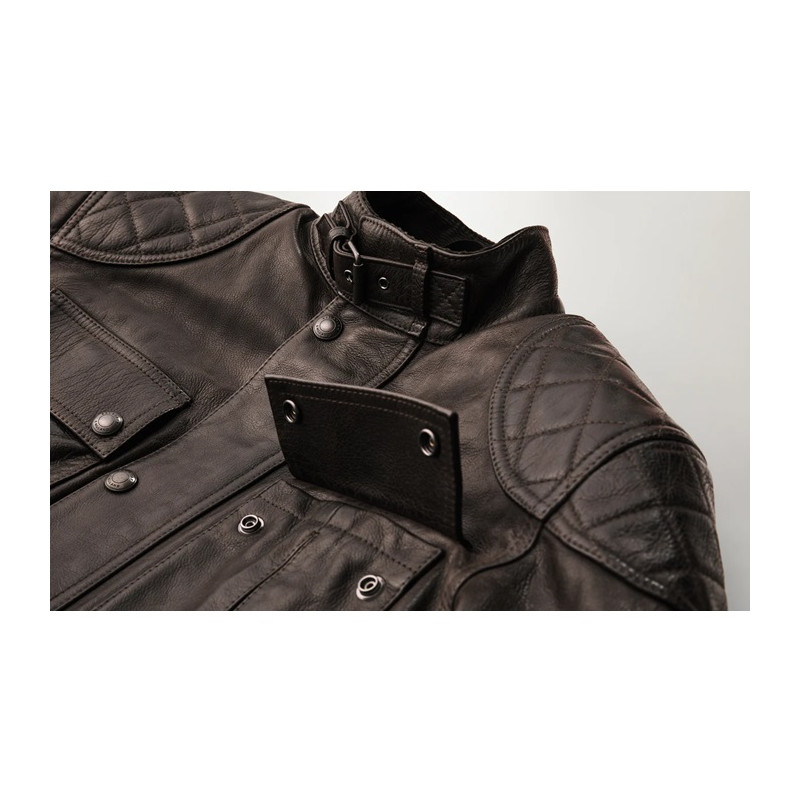 Veste en cuir Motard Brooklands Belstaff