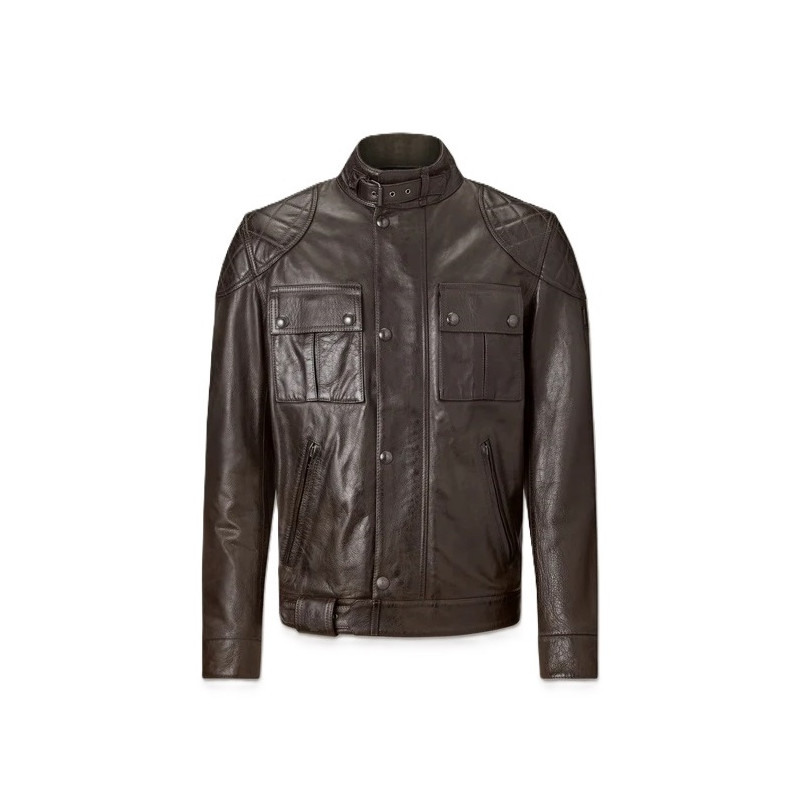 Veste en cuir Motard Brooklands Belstaff