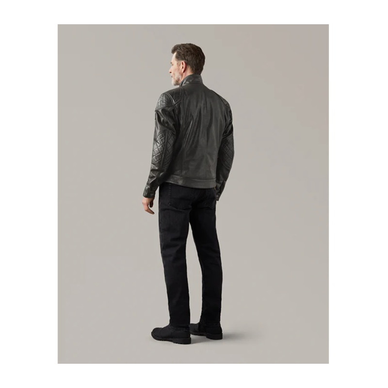 Veste en cuir Motard Brooklands Belstaff