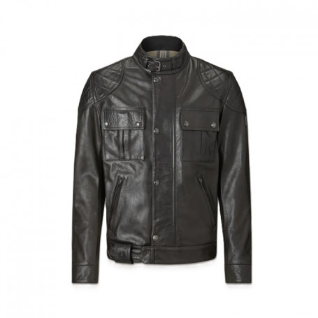 Veste en cuir Motard Brooklands Belstaff
