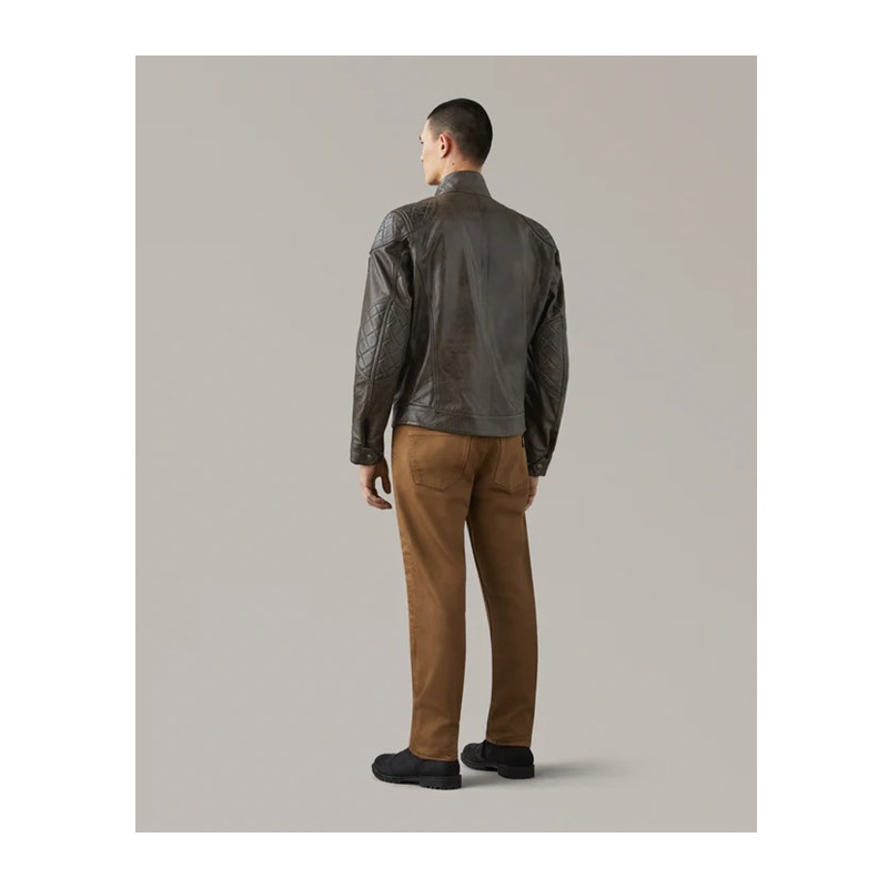 Veste en cuir Motard Brooklands Belstaff