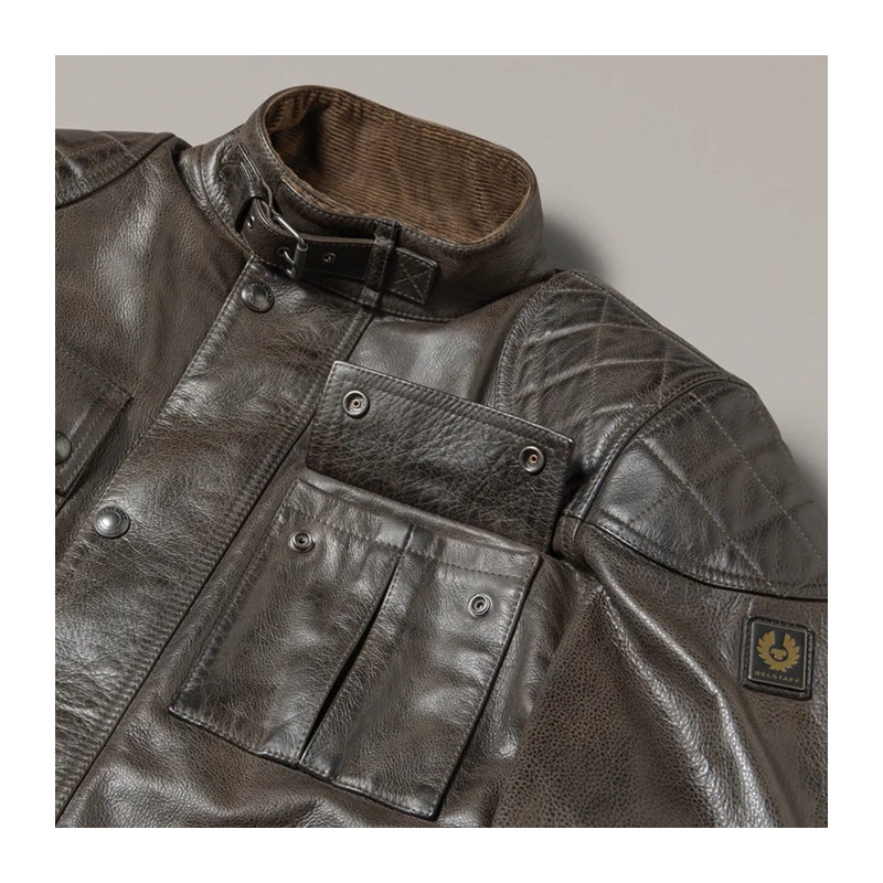 Veste en cuir Motard Brooklands Belstaff