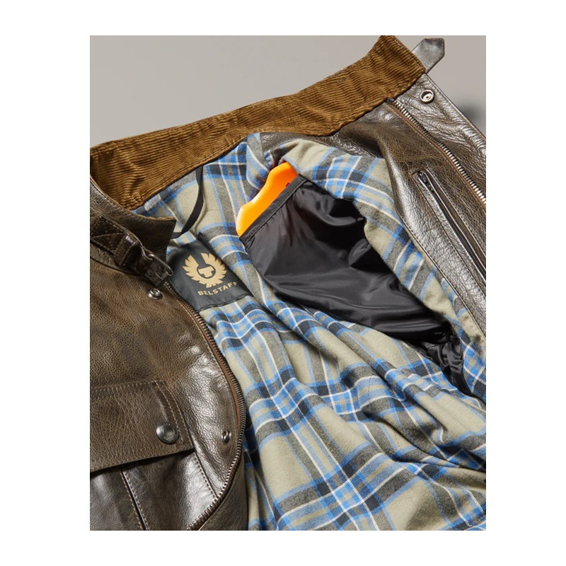 Veste en cuir Motard Brooklands Belstaff